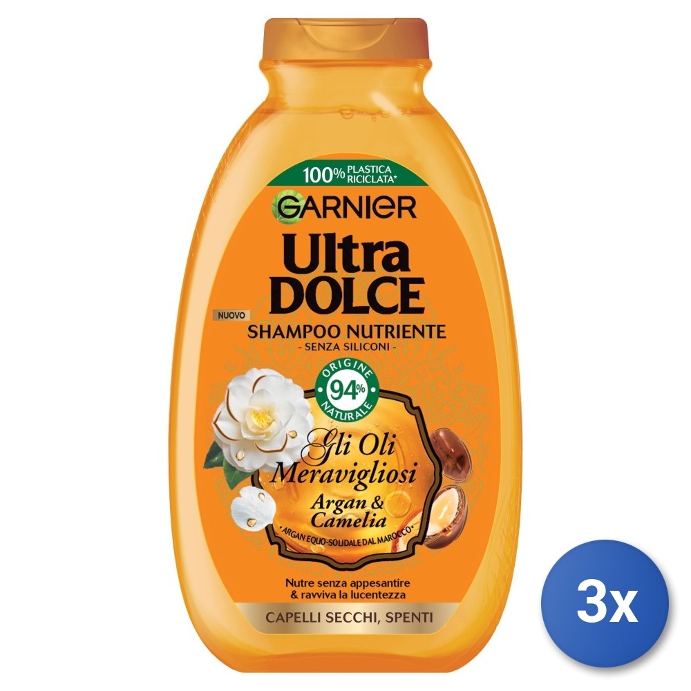3X Ultradolce Garnier Shampoo 250 ML. Wonderful