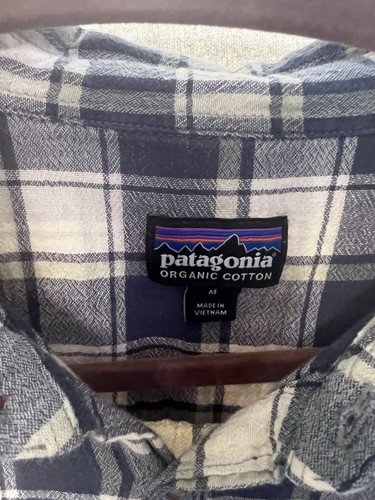 Patagonia Men’s Short Sleeve Button Up Shirt Cotton Small - Picture 7 of 8