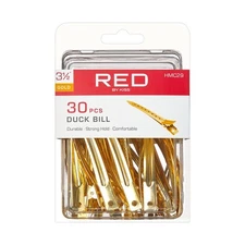 Red by Kiss Gold Metal Hair Clips, Durable Sturdy Hold for Long Lasting Styli...