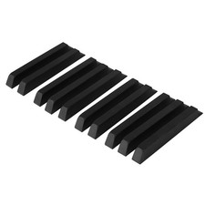 10Pcs Piano Repair Black Keys Plastic Piano Keytops Replacement Key Enduring
