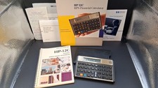 Vtg Hewlett Packard HP-12C RPN Financial Calculator w/Box  Manuals Tested Works