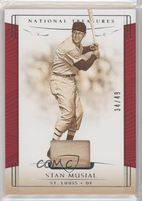 2019 Panini National Treasures Sepia 34/49 Stan Musial #215 HOF s3g