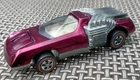 Hot Wheels Redline 1970 Noodle Head Magenta White Interior USA