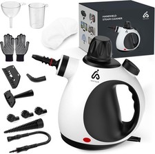 Pressurized Handheld Multi-Surface Natural Steam Cleaner with 12 pcs Accessories