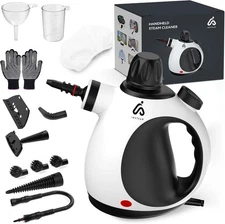 Pressurized Handheld Multi-Surface Natural Steam Cleaner with 12 pcs Accessories