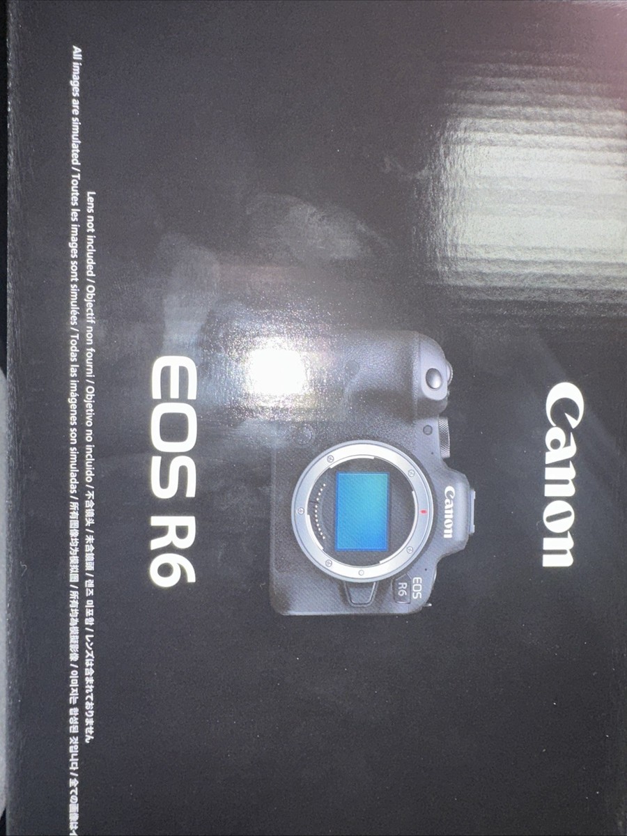 Canon EOS R6 20.1MP Mirrorless Camera - Black (Body Only) for sale