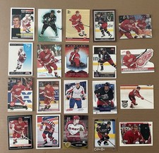 Lot Of (20) Sergei Fedorov Hockey Cards - Detroit Red Wings - Blue Jackets