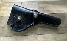 Vintage Brauer Bros H20 Black Leather Holster Right Hand Revolver -4 Barrel