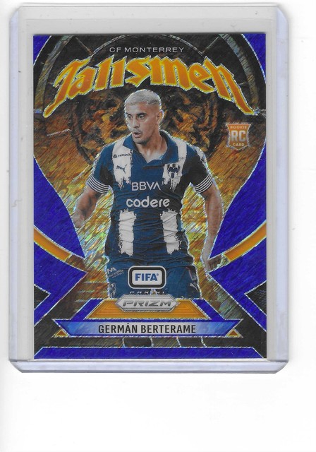 2025-26 Prizm Soccer FIFA - German Berterame Talismen Rookie Blue Shimmer /5