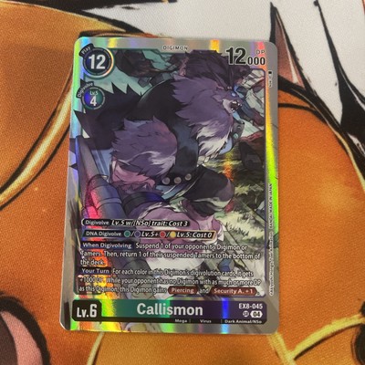chains of liberation digimon card list Callismon - Digimon CCG - EX8-045 SR - Chain Of Liberation NM
