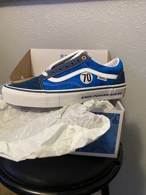 RARE UNRELEASED VANS Off The Wall Blue/White Canvas Low-Top 70th anniversary 