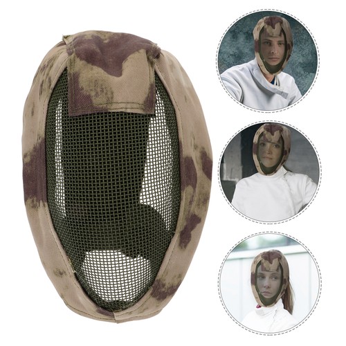 Máscara de Esgrima Accesorio de Esgrima Protector Facial Transpirable Máscara de Juego - Imagen 9 de 12