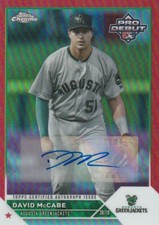 2023 TOPPS PRO DEBUT CHROME DAVID MCCABE  #4/5!! SUPER RARE BRAVES