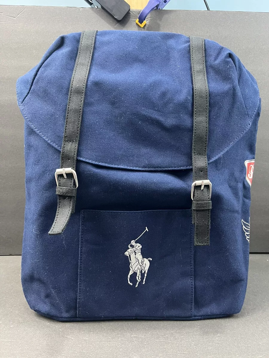 POLO RALPH LAUREN Fragrances navy blue Backpack travel school gym weekend  Bag