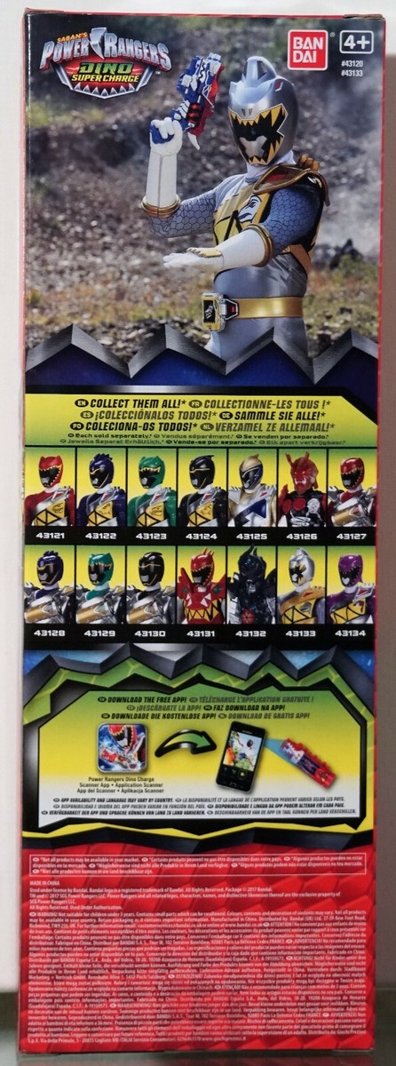 Poder Rangers Escoger: Dino Unidad Supercharge-Silver Ranger
