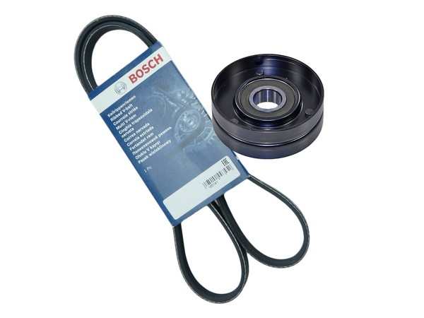 Bosch Keilrippenriemen + Rolle VAG 1.4 1.6 / AXP AHW AUS AZD BCB APE ATN AKQ BCA-image