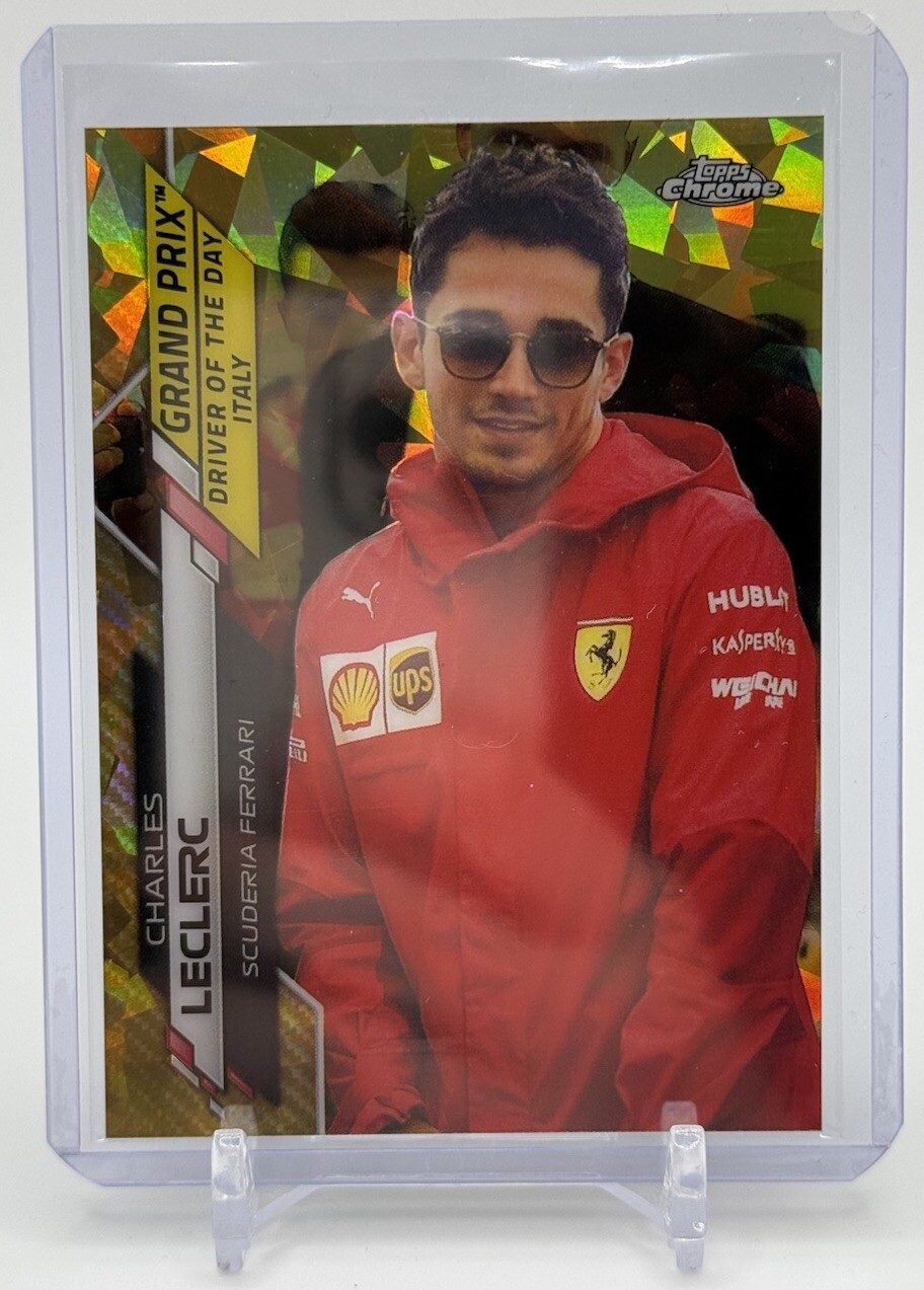 2020 Topps Chrome Sapphire Formula 1 F1 Charles Leclerc #167 Gold 20/50