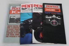 PENTAX SLR CAMERA BOOKLETS, SET OF 4