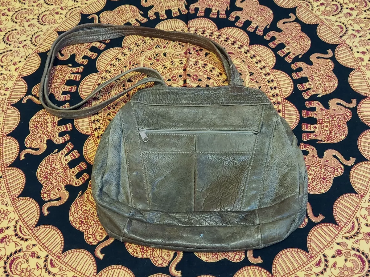 Vintage 80s 90s Shoulder Bag Crossbody Purse zipper vtg mom eBay