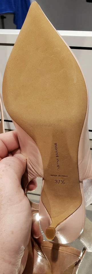 Zapatos de tacón bajo TABITHA SIMMONS para gatito en punta - rosa - talla 37,5 Foto 3 de 4