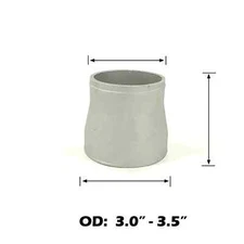 Cast Aluminum 3.0"-3.5"OD Turbo Inlet Reducer Joiner Intercooler Air Intake Pipe