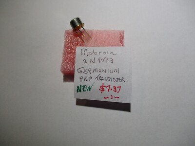 MOTOROLA 2N4073 GERMANIUM PNP TRANSISTOR, NEW