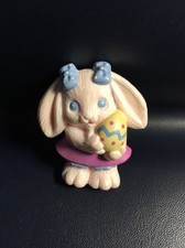 Vintage Hallmark Easter Pin Bunny Rabbit Brooch 2" Lot AA-28