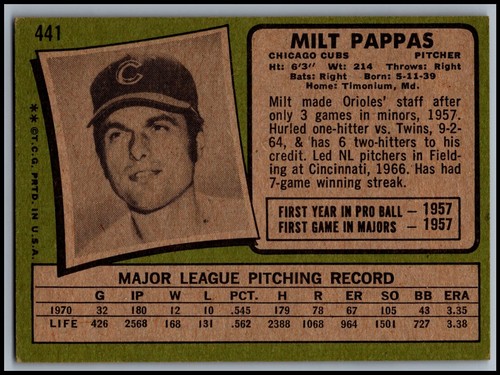 1971 Topps Baseball Cards 264-523 - You Pick - aaalvins - Picture 141 of 249