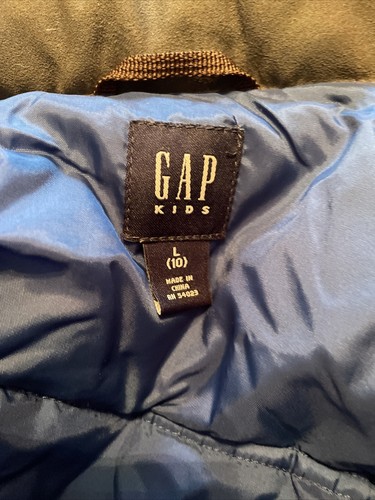 Gap Kids Boys Size 10 Brown Warmest Jacket Down - Picture 4 of 8