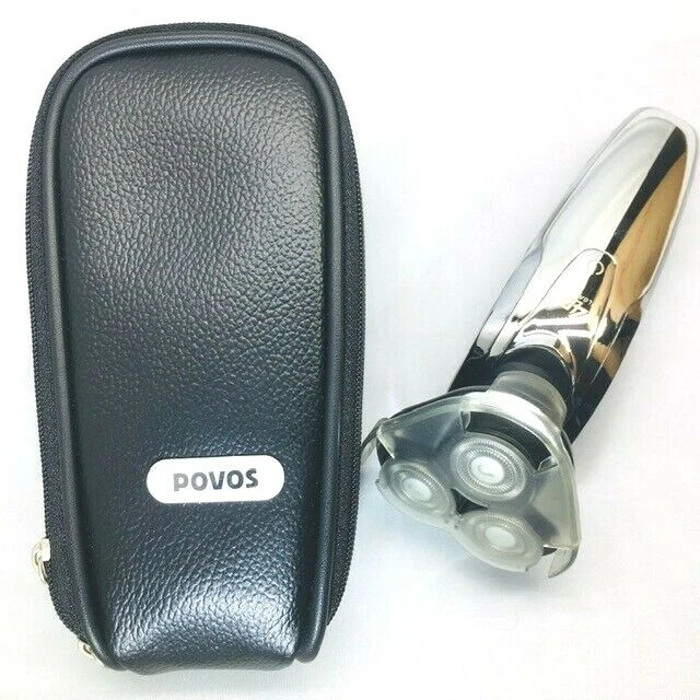 POVOS 4-In-1 Men's Grooming Set, USB Charging Electric Razor Rotary Shaver, Hair - Image 2 of 4