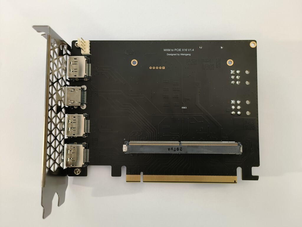 MXM to PCI Adapter Board for GPU to PC Conversion Compatible with RTX GTX  AMD