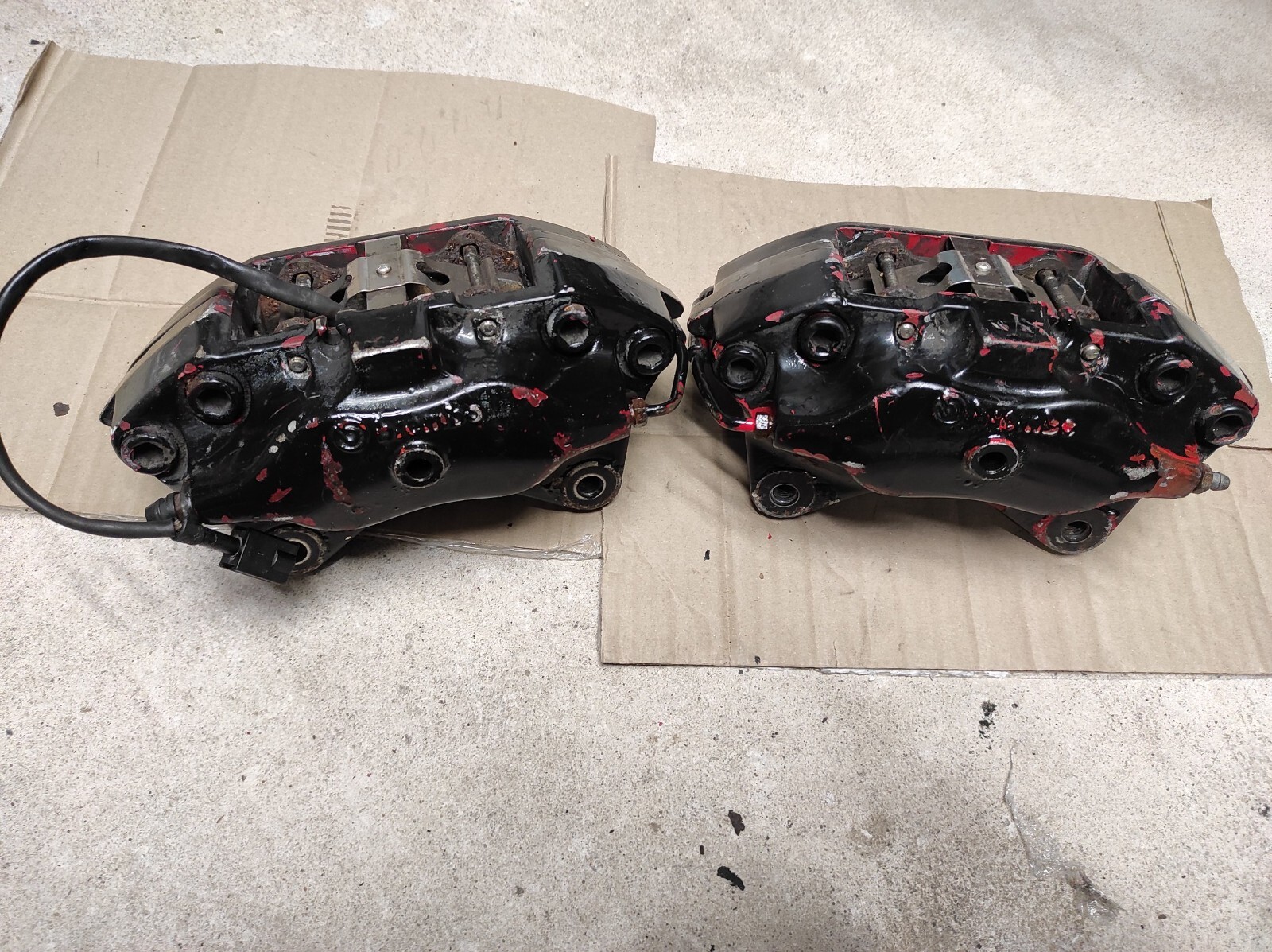 2 pcs Alfa Romeo 156 GTA 147 FRONT BIG BRAKE CALIPERS BREMBO 
