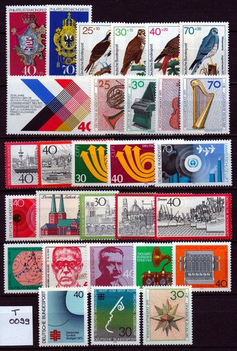 BRD - Lot aus - Jahrgang 1973 - postfrisch - T0099