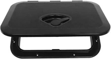 Amarine Made Marine Boat Hatch Deck Access Hatch & Lid 10-5/8" X 14-3/4" Black