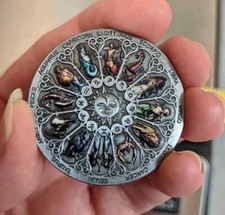 Zodiac Constellation Coin 1.5 inch, 1 Oz Astrology Boho Challenge with Gift Case