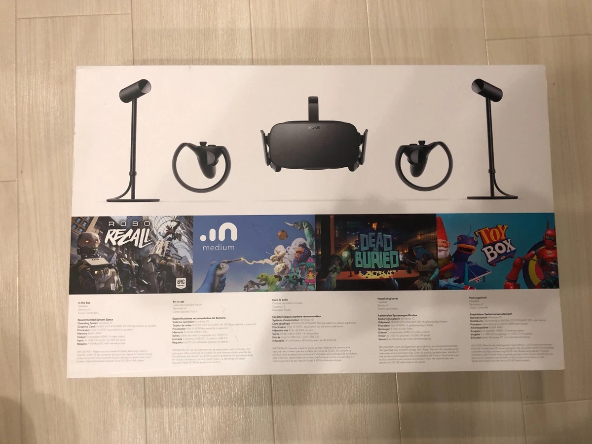Oculus rift 2024 touch bundle