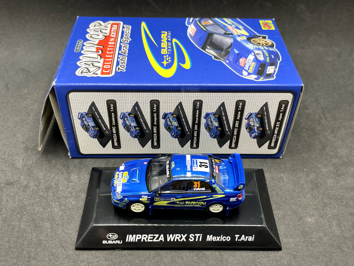 CM's 1/64 IMPREZA WRX STi Mexico T.Arai #31 diecast model car CM78