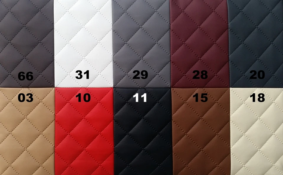 Kunstleder Gesteppt Polsterstoff Meterware Möbelstoff - Bild 2 von 3