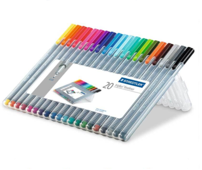 Staedtler Triplus Fineliner Pen 20 Pack | Warehouse Stationery, NZ