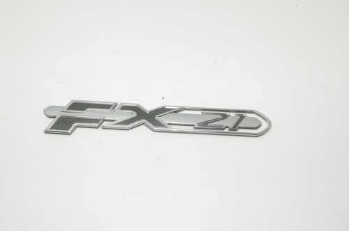 Authentic Skeeter Emblem FX21 Black & Silver  USED FACTORY DECAL
