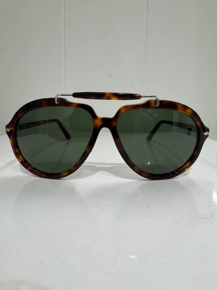 太阳镜 Persol 0202-S Senna 24/31 57 13 140 哈瓦那 G15 镜头全新 — 第 2/4 张图片