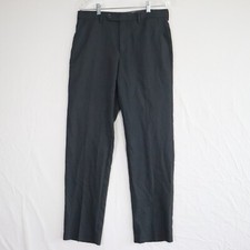 Michael Kors Pants Mens 32x32 Dress Suit Business Formal Flat Front Dark Gray