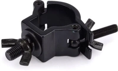 Riggatec Halbschelle - Halfcoupler klein schwarz bis 75 kg (32 - 35 mm)