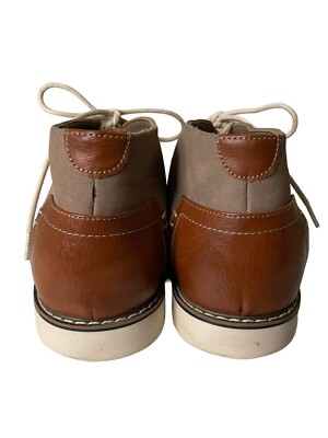 Steve Madden M-Devlyn Chukka Boots 11.5 M Gray Faux Leather Lace-Up Shoes Men’s Steve Madden M-Devlyn Chukka Boots 11.5 M Gray Faux Leather  main image 3