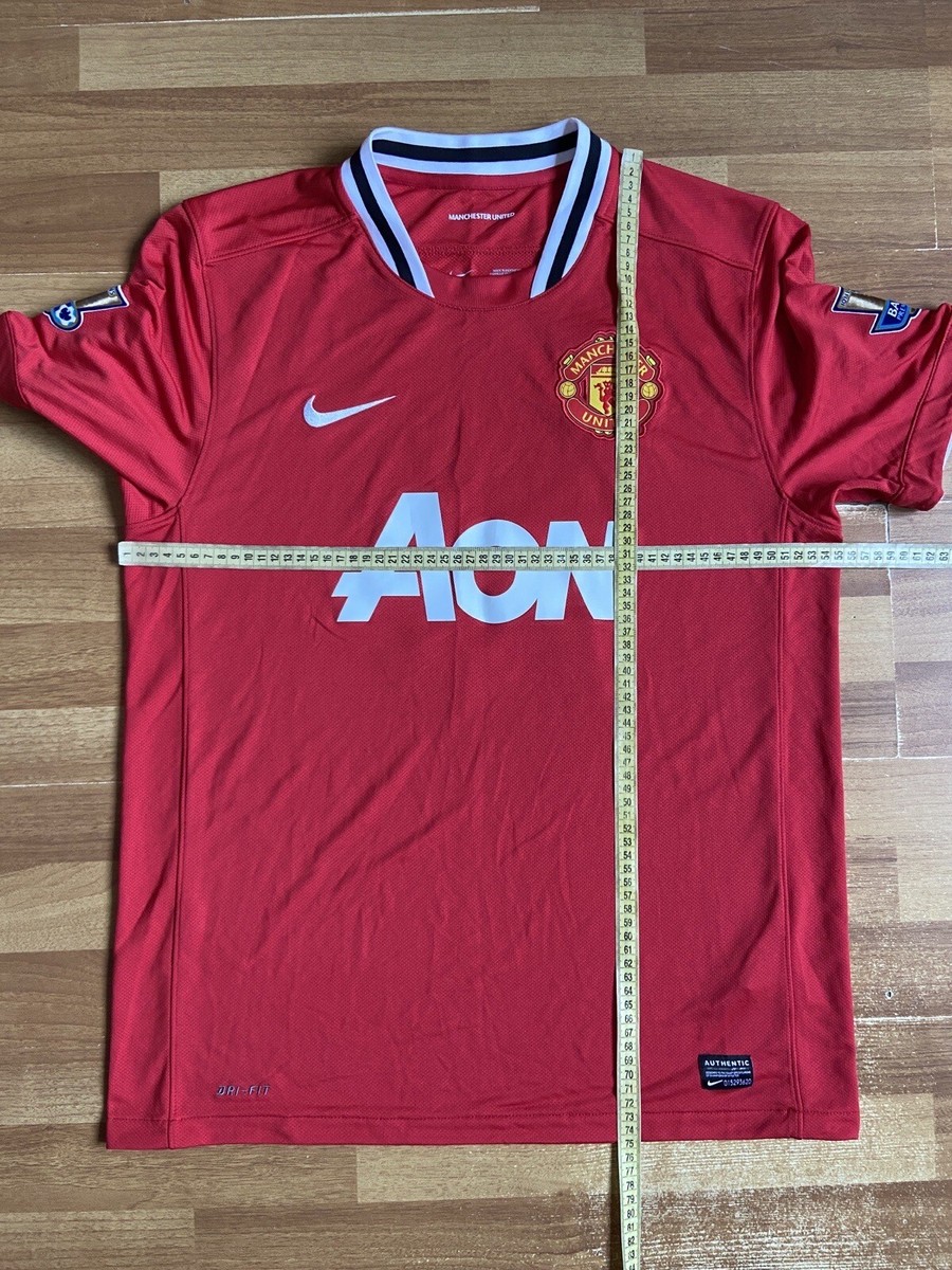 MANCHESTER UNITED 2011 2012 HOME SHIRT JERSEY NIKE 423932-623 sz L