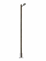 Busch 4111 Bahnhofsleuchte (Lbl) Mit Holzmast Gelb Lbl H0 Neu
