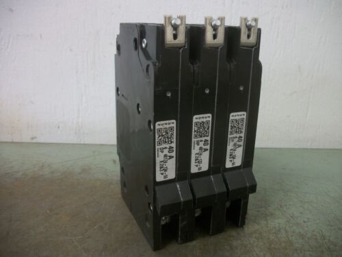 SQUARE D EDB CIRCUIT BREAKER EDB34040 40AMP 480VOLT 3POLE NOB - Picture 2 of 4