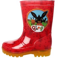 BING BUNNY WELLINGTON BOOTS BOYS GIRLS OFFICIAL CBEEBIES WELLIES UK SIZE 5-10