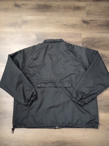 Pga Tour Mens Jacket Black Sip Up Size Xl Wind Water Resistant - Picture 7 of 9