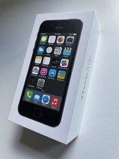 Original APPLE iPhone 5S Space Gray 64GB BOX ONLY w/ Booklets  Apple Decals